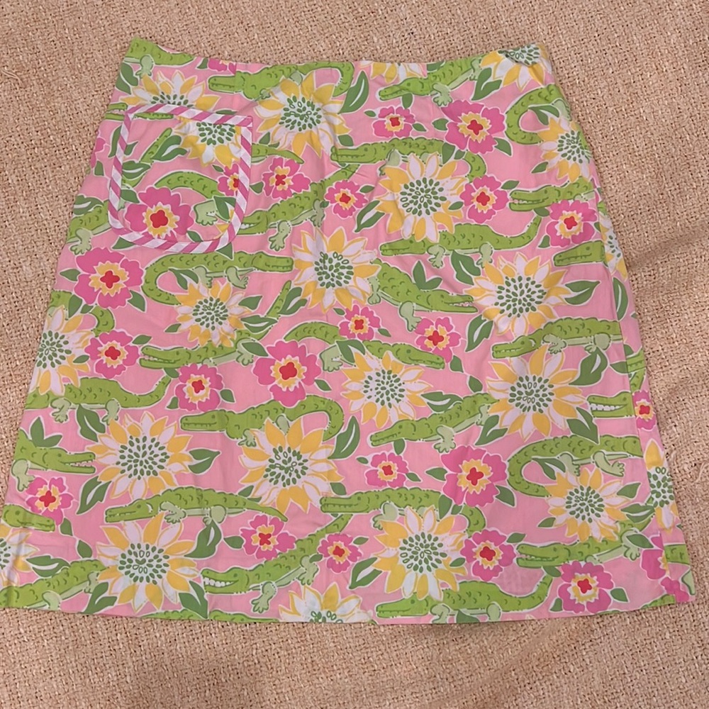 Vintage Lilly Pulitzer Alligator Skirt